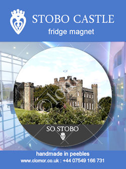 Bespoke magnetic bottle opener for Stobo Castle health spa
